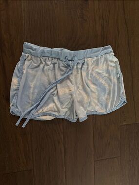 Essentials Light Blue Lounge Shorts - Women Intimates & Sleepwear